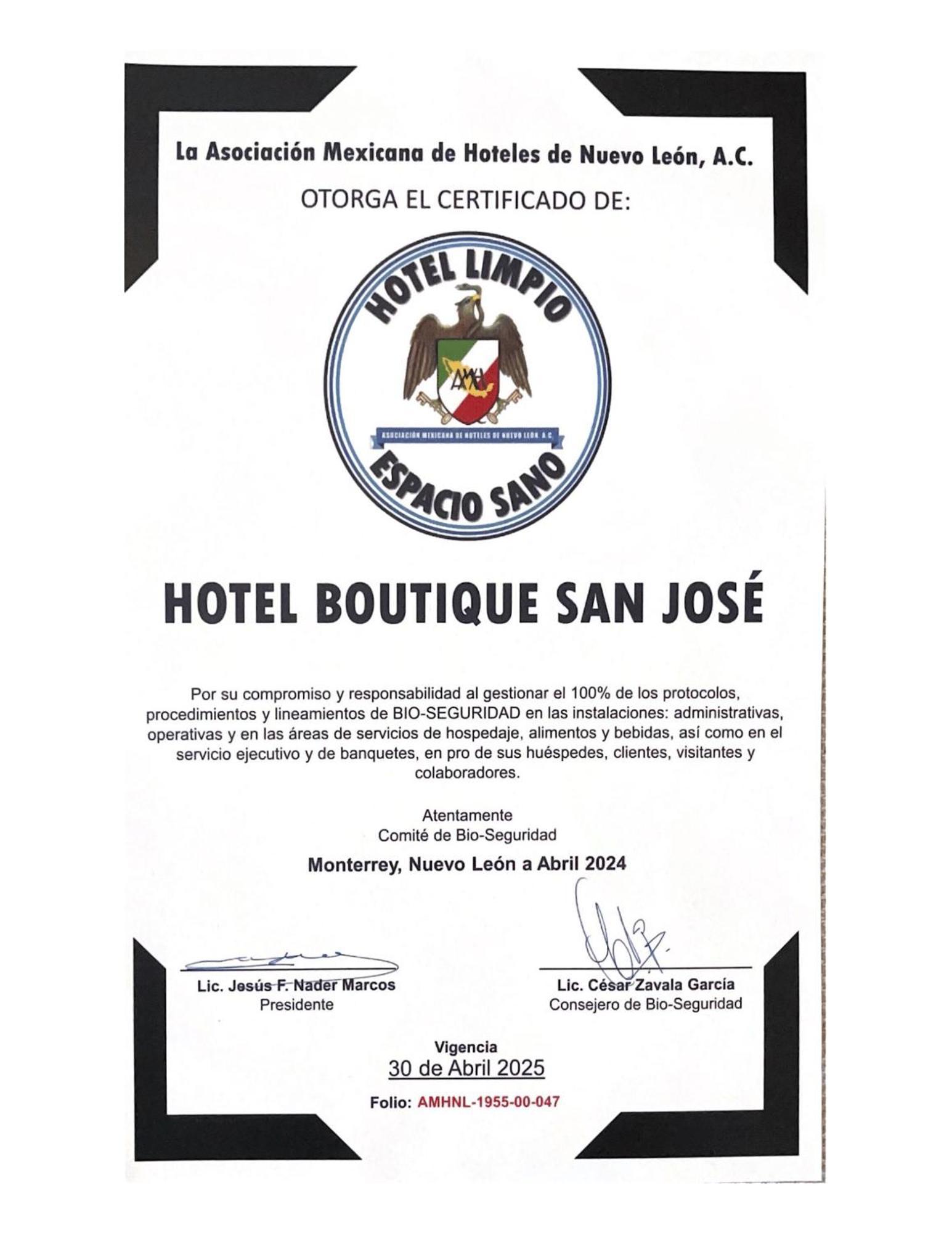 San Jose Suites Boutique Linares Dış mekan fotoğraf
